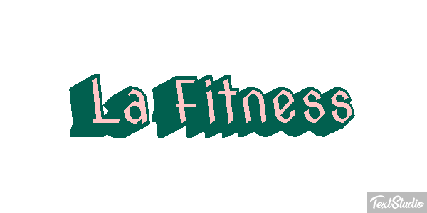La Fitness Effet de texte