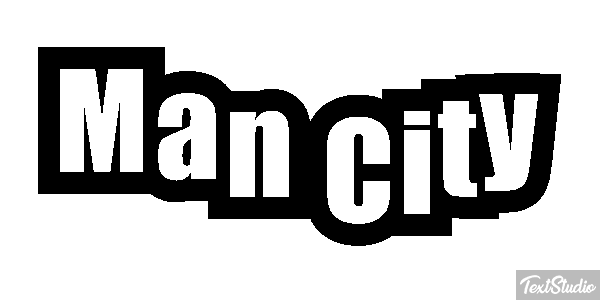 Man City Effetto testo
