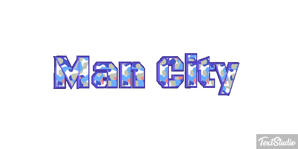 Man City Effetto testo