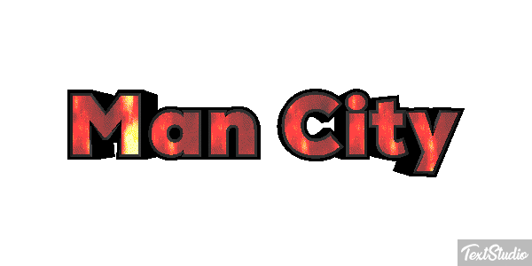 Man City Effetto testo