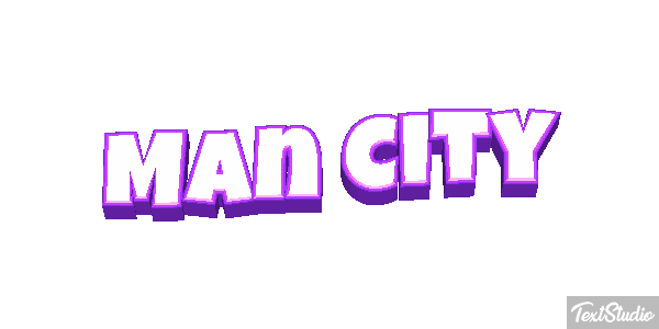 Man City Effetto testo