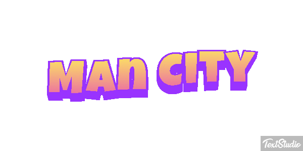 Man City Effetto testo