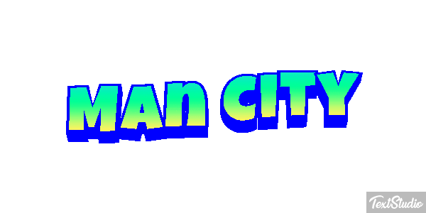 Man City Effetto testo
