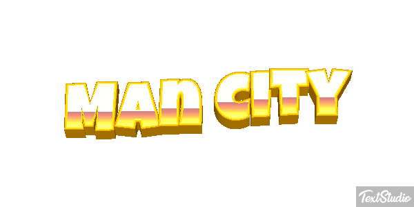 Man City Effetto testo