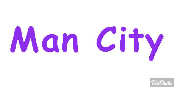 Man City Effetto testo