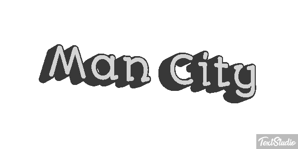 Man City Effetto testo