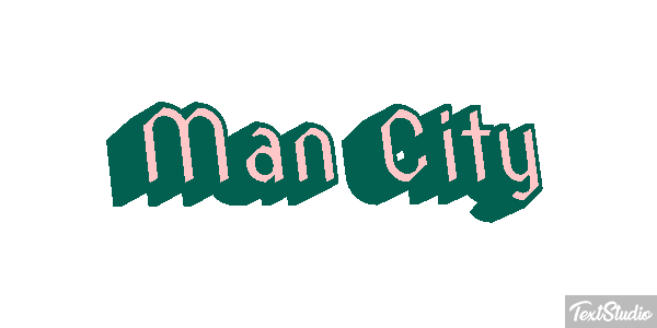 Man City Effetto testo