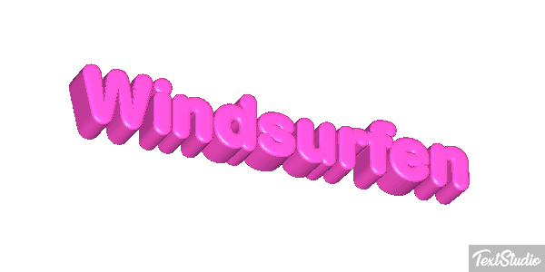 Windsurfen Текстовый эффект