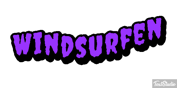 Windsurfen Текстовый эффект