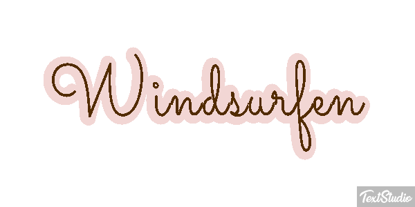 Windsurfen Текстовый эффект