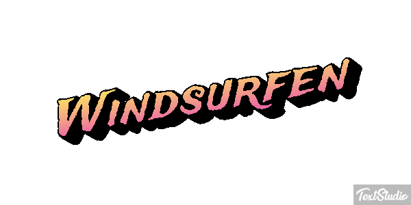 Windsurfen Текстовый эффект