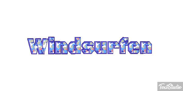 Windsurfen Текстовый эффект