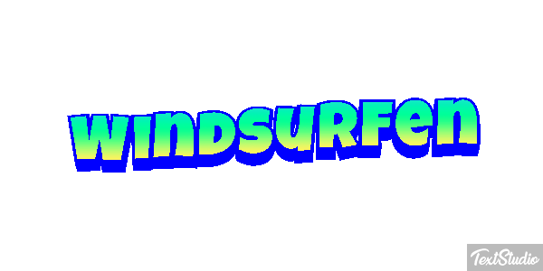 Windsurfen Текстовый эффект