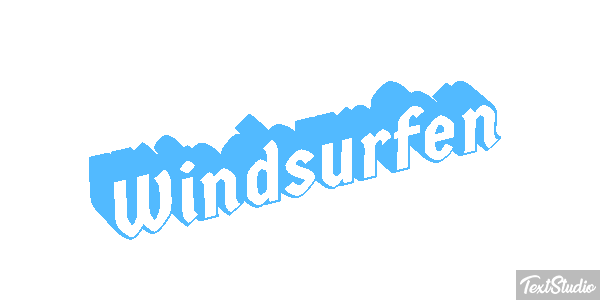 Windsurfen Текстовый эффект