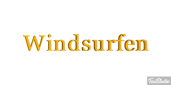 Windsurfen Текстовый эффект