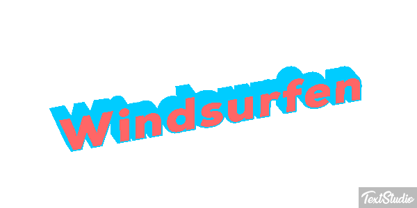 Windsurfen Текстовый эффект