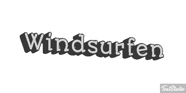 Windsurfen Текстовый эффект