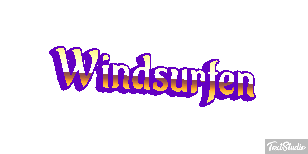 Windsurfen Текстовый эффект