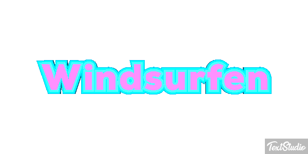 Windsurfen Текстовый эффект