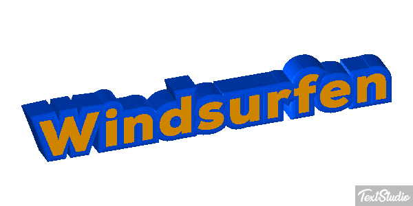 Windsurfen Текстовый эффект