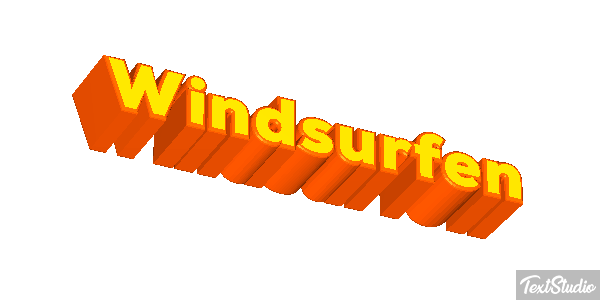 Windsurfen Текстовый эффект