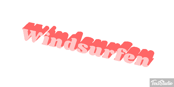 Windsurfen Текстовый эффект