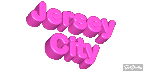 Jersey City Efecto de texto