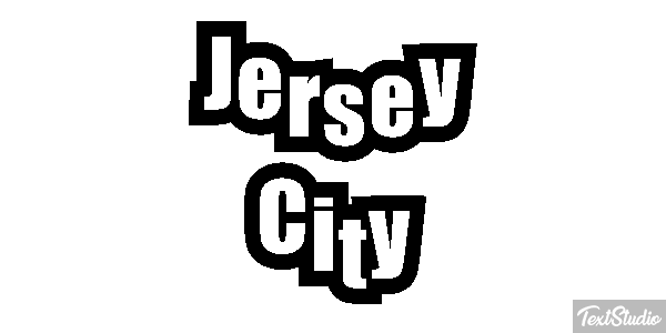 Jersey City Efecto de texto