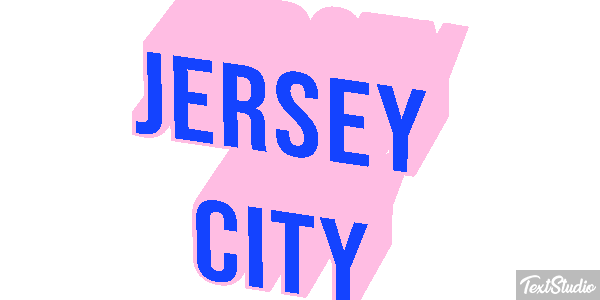 Jersey City Efecto de texto