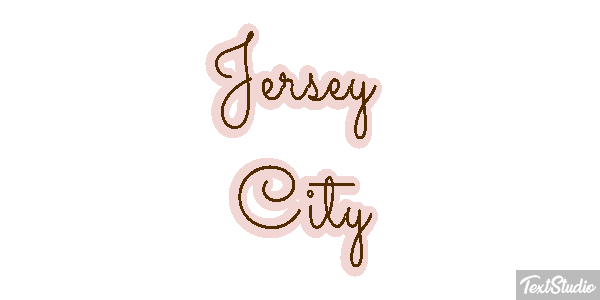 Jersey City Efecto de texto