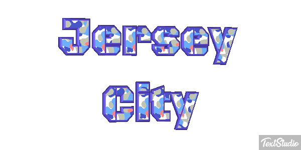 Jersey City Efecto de texto