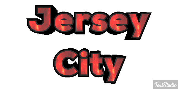 Jersey City Efecto de texto