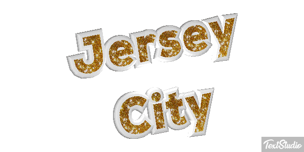 Jersey City Efecto de texto