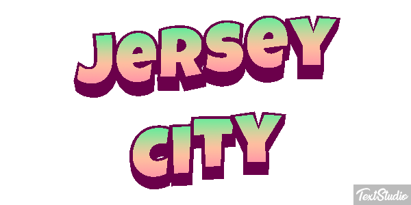 Jersey City Efecto de texto