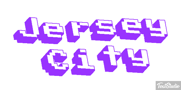 Jersey City Efecto de texto