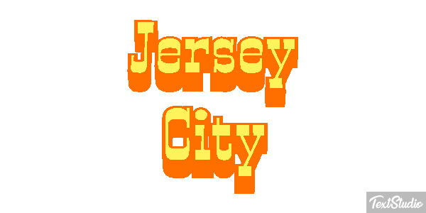 Jersey City Efecto de texto