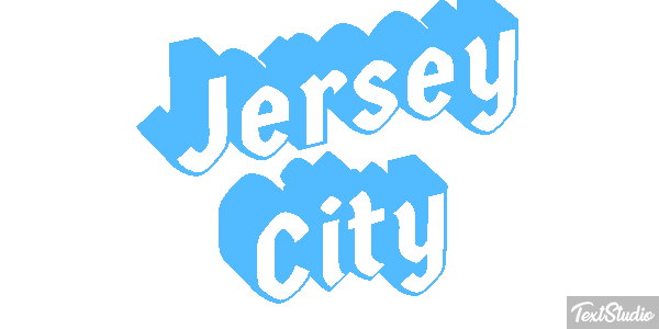 Jersey City Efecto de texto