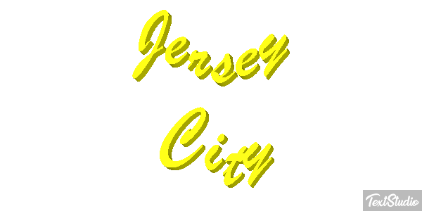Jersey City Efecto de texto