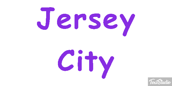 Jersey City Efecto de texto
