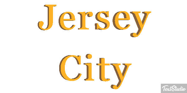 Jersey City Efecto de texto