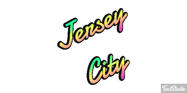 Jersey City Efecto de texto