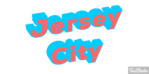 Jersey City Efecto de texto