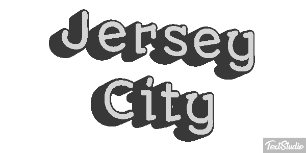 Jersey City Efecto de texto