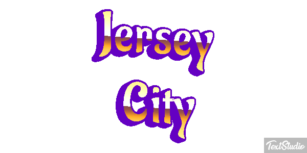 Jersey City Efecto de texto