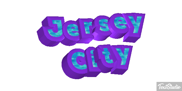 Jersey City Efecto de texto