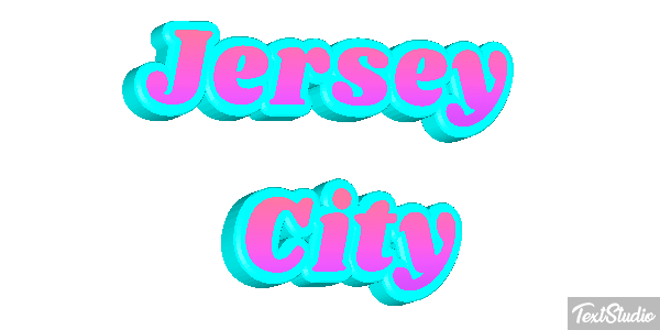 Jersey City Efecto de texto