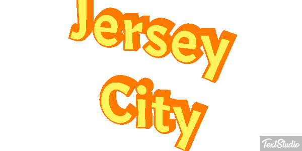 Jersey City Efecto de texto