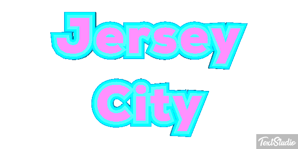 Jersey City Efecto de texto