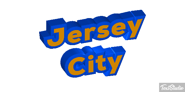 Jersey City Efecto de texto