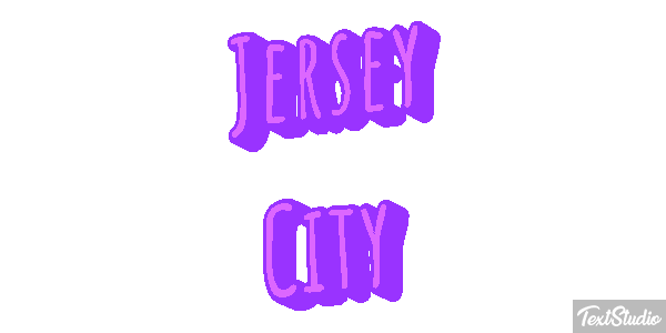 Jersey City Efecto de texto